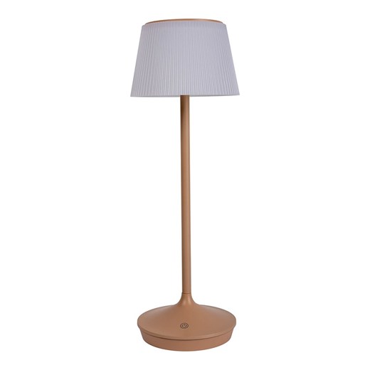 näve Solarna lampa stołowa &quot;Emmi&quot; w kolorze jasnobrązowo-białym - KEE E (A do G) ze sklepu Limango Polska w kategorii Lampy stołowe - zdjęcie 183770770