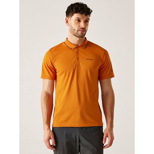 Regatta Funkcyjna koszulka polo &quot;Maverik V&quot; w kolorze pomarańczowym ze sklepu Limango Polska w kategorii T-shirty męskie - zdjęcie 183771103