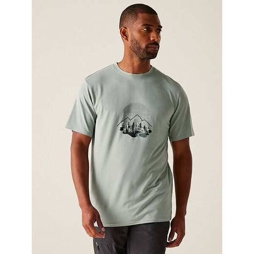 Regatta Koszulka funkcyjna &quot;Fingal Stretch&quot; w kolorze szarym ze sklepu Limango Polska w kategorii T-shirty męskie - zdjęcie 183771172