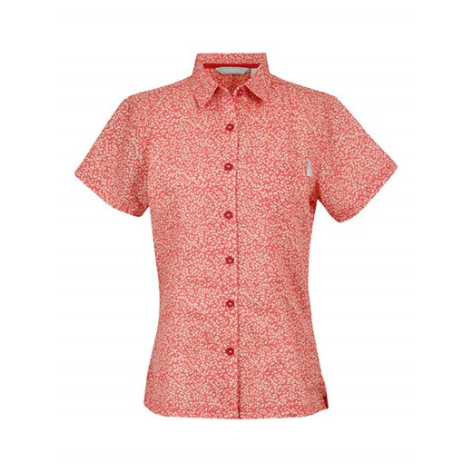 Różowa bluzka damska Regatta w kwiaty z krótkim rękawem 