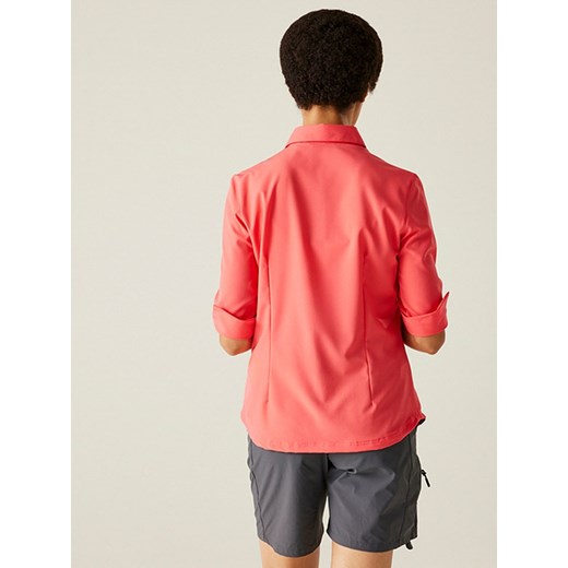 Bluzka damska Regatta różowa casualowa z długim rękawem 