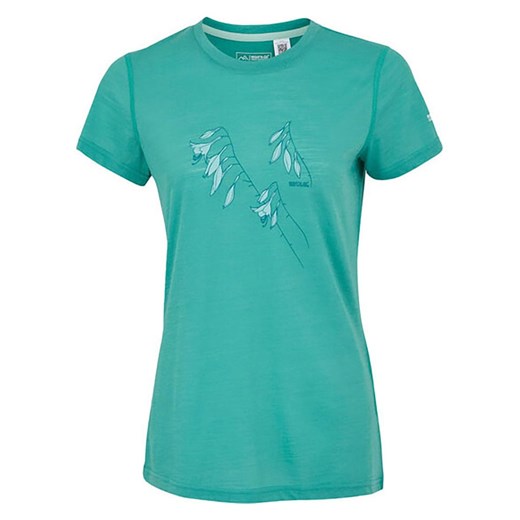 Bluzka damska zielona Regatta w nadruki 