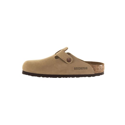 Birkenstock Skórzane chodaki "Boston" w kolorze jasnobrązowym 41 wyprzedaż Limango Polska
