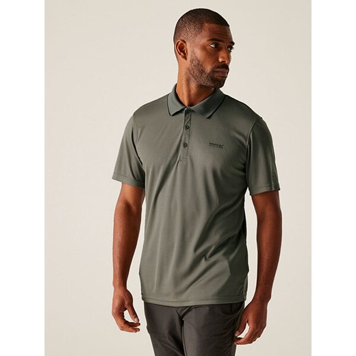 Regatta Funkcyjna koszulka polo &quot;Maverik V&quot; w kolorze khaki ze sklepu Limango Polska w kategorii T-shirty męskie - zdjęcie 183773451