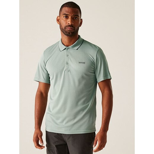 Regatta Funkcyjna koszulka polo &quot;Maverik V&quot; w kolorze zielonym ze sklepu Limango Polska w kategorii T-shirty męskie - zdjęcie 183773463