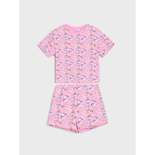 Sinsay - Piżama dwuczęściowa Hello Kitty - różowy ze sklepu Sinsay w kategorii Piżamy dziecięce - zdjęcie 183774862