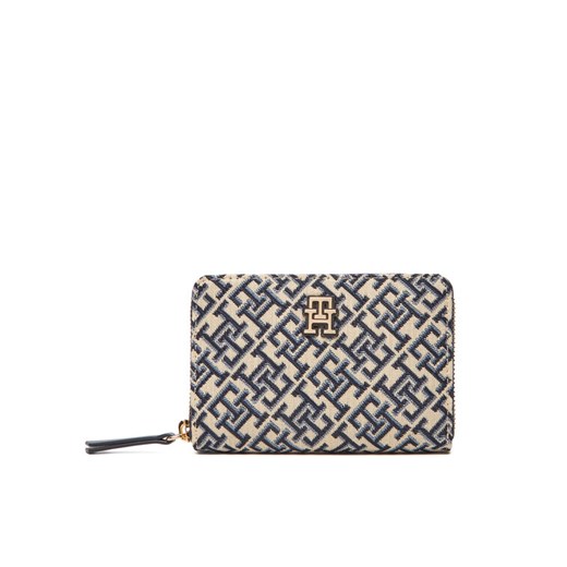 Duży Portfel Męski Tommy Hilfiger Th Jacquard Med Za AW0AW17479 Granatowy ze sklepu eobuwie.pl w kategorii Portfele damskie - zdjęcie 183775244