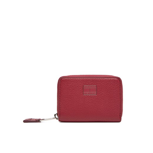 Mały Portfel Damski Tommy Jeans Tjw Must Small Za AW0AW17642 Czerwony ze sklepu eobuwie.pl w kategorii Portfele damskie - zdjęcie 183775293