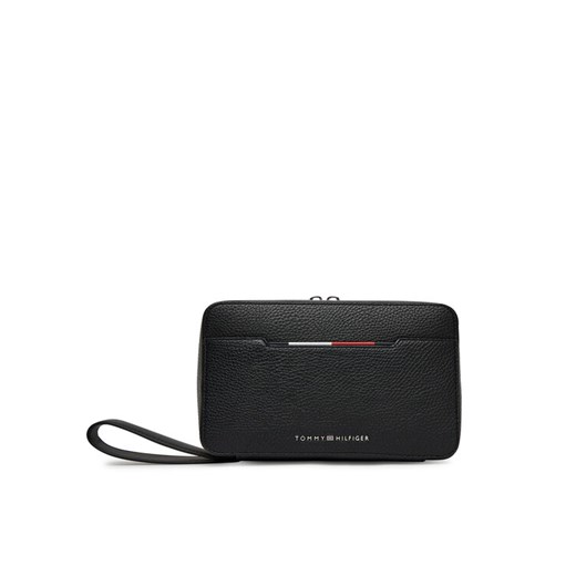 Kosmetyczka Tommy Hilfiger Th Central Washbag AM0AM13524 Czarny ze sklepu eobuwie.pl w kategorii Kosmetyczki - zdjęcie 183775300