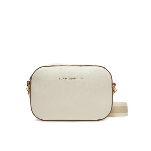 Torebka Tommy Hilfiger AW0AW17450 Écru ze sklepu eobuwie.pl w kategorii Listonoszki - zdjęcie 183775303