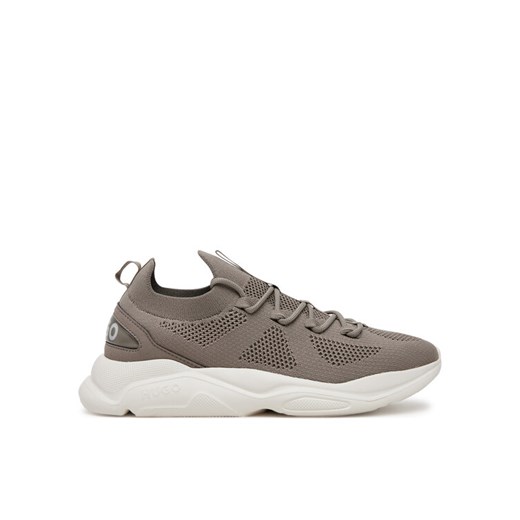 Sneakersy HUGO Leon 50541684 Beżowy ze sklepu eobuwie.pl w kategorii Buty sportowe męskie - zdjęcie 183775412