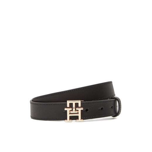 Pasek Damski Tommy Hilfiger Th Modern 2.5 AW0AW17496 Czarny ze sklepu eobuwie.pl w kategorii Paski damskie - zdjęcie 183775554