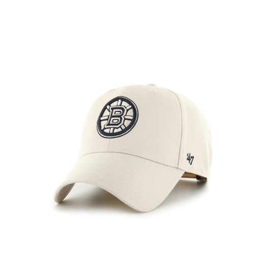 Czapka z daszkiem 47 Brand NHL Boston Bruins '47 MVP H-MVPSP01WBP Beżowy ze sklepu eobuwie.pl w kategorii Czapki z daszkiem męskie - zdjęcie 183775601