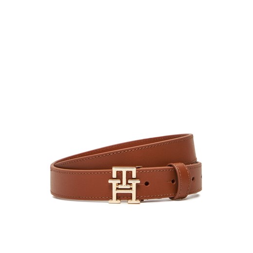 Tommy Hilfiger Pasek Damski Th Modern 2.5 AW0AW17496 Brązowy ze sklepu MODIVO w kategorii Paski damskie - zdjęcie 183778343