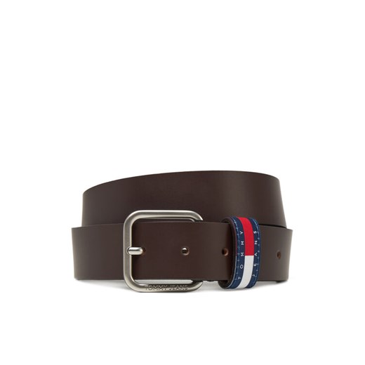 Tommy Jeans Pasek Męski Ryan 3.5 AM0AM13415 Brązowy ze sklepu MODIVO w kategorii Paski męskie - zdjęcie 183778452