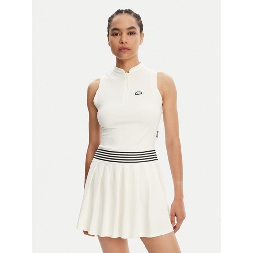 Ellesse Sukienka codzienna Medusa SGZ21966 Biały Slim Fit ze sklepu MODIVO w kategorii Sukienki - zdjęcie 183778491