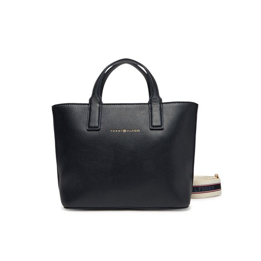 Tommy Hilfiger Torebka AW0AW17448 Granatowy ze sklepu MODIVO w kategorii Torby Shopper bag - zdjęcie 183778531
