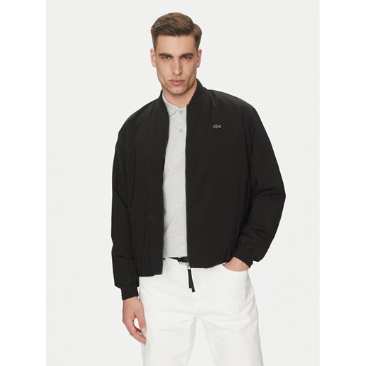 Lacoste Kurtka bomber BH8904 Czarny Regular Fit ze sklepu MODIVO w kategorii Kurtki męskie - zdjęcie 183778543