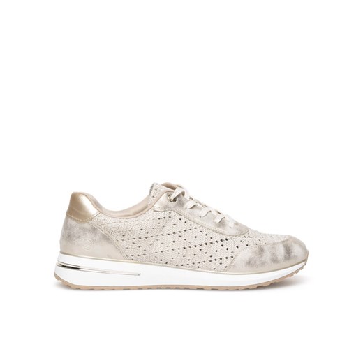 Remonte Sneakersy D1G04-60 Beżowy ze sklepu MODIVO w kategorii Buty sportowe damskie - zdjęcie 183778620