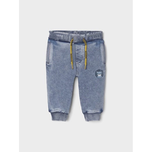 NAME IT Spodnie materiałowe 13216211 Niebieski Baggy Fit ze sklepu MODIVO w kategorii Spodnie i półśpiochy - zdjęcie 183778754