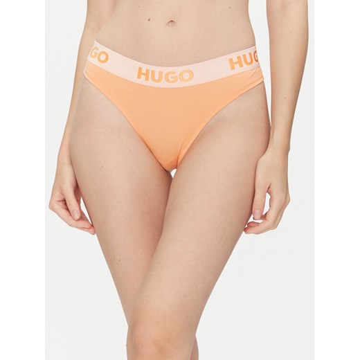 HUGO Stringi 50469651 Pomarańczowy ze sklepu MODIVO w kategorii Majtki damskie - zdjęcie 183778764