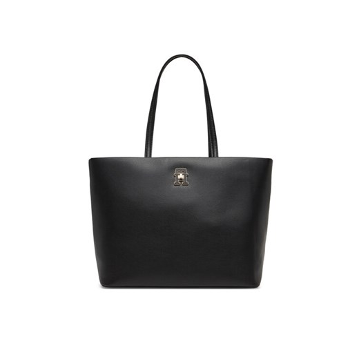 Tommy Hilfiger Torebka AW0AW17528 Czarny ze sklepu MODIVO w kategorii Torby Shopper bag - zdjęcie 183778772