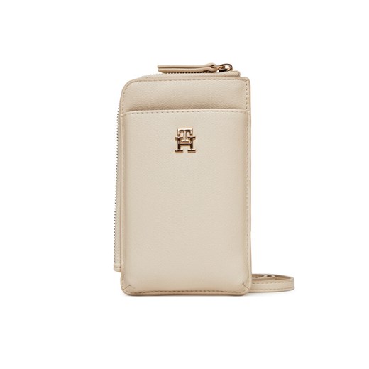 Tommy Hilfiger Torebka na telefon AW0AW17512 Écru ze sklepu MODIVO w kategorii Etui - zdjęcie 183778834