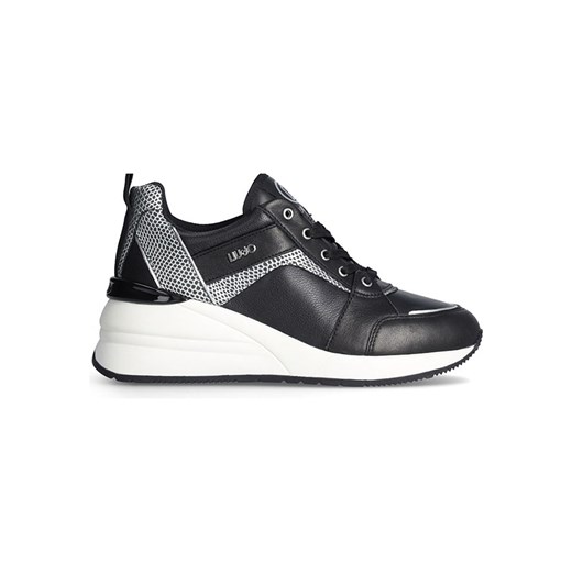 Buty sportowe damskie Liu Jo sneakersy czarne z tkaniny
