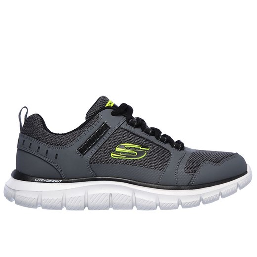 Buty męskie Skechers Track Knockhill 232001CCBK - szare ze sklepu streetstyle24.pl w kategorii Buty sportowe męskie - zdjęcie 183781882