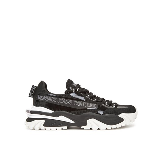 Sneakersy Versace Jeans Couture 78YA3SI8 Czarny ze sklepu eobuwie.pl w kategorii Buty sportowe męskie - zdjęcie 183781900