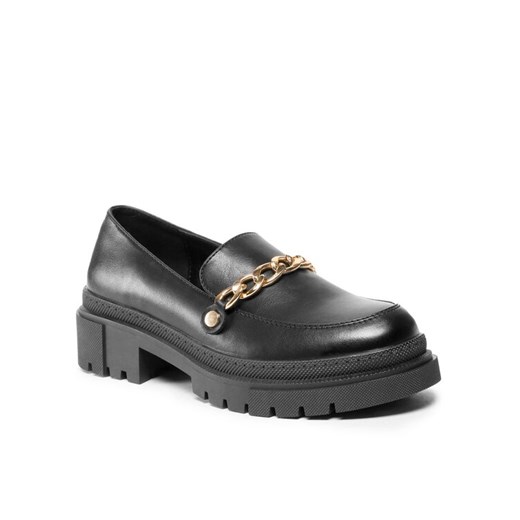 Loafersy DeeZee HL995-1 Czarny ze sklepu eobuwie.pl w kategorii Półbuty damskie - zdjęcie 183781963