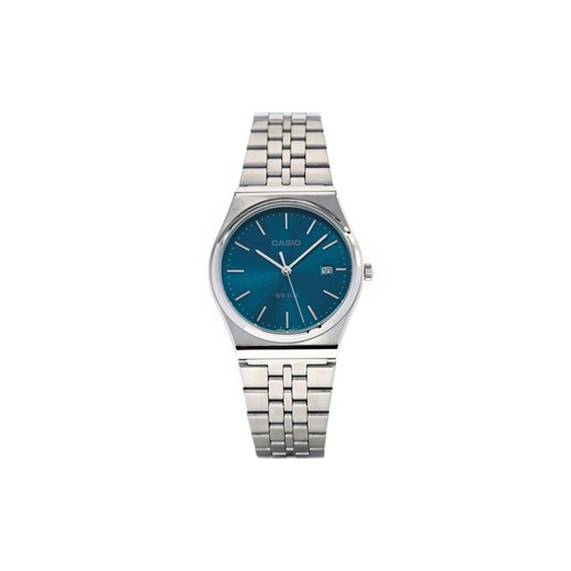 Casio Zegarek MTP-B145D-2A2VEF Srebrny ze sklepu MODIVO w kategorii Zegarki - zdjęcie 183782513