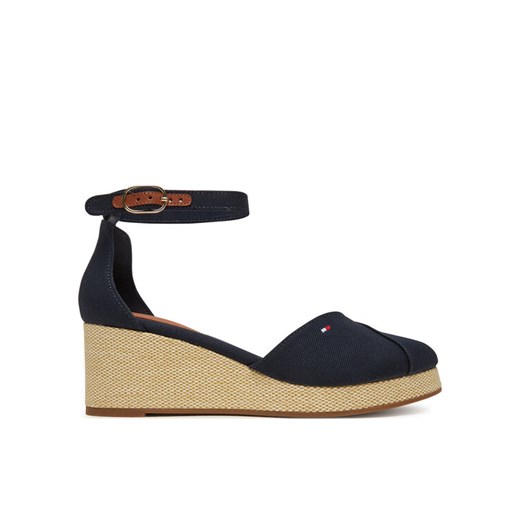 Tommy Hilfiger Sandały FW0FW08622 Czarny ze sklepu MODIVO w kategorii Espadryle damskie - zdjęcie 183782524