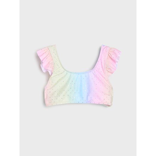 Sinsay - Kostium kąpielowy z efektem ombre z cekinami - wielobarwny Sinsay 158/164 Sinsay