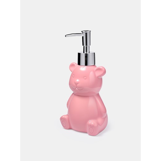 Sinsay - Dozownik do mydła w kształcie misia - różowy Sinsay One Size Sinsay