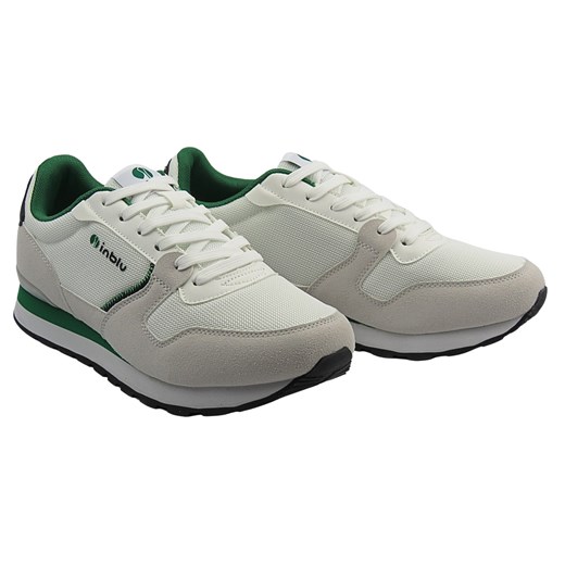 Sportowe Buty Męskie Inblu IU-25 Białe Sznurowane ze sklepu ulubioneobuwie w kategorii Buty sportowe męskie - zdjęcie 183786031