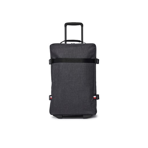 Walizka kabinowa Tommy Hilfiger Th Nylon Travel Soft AM0AM13554 Szary ze sklepu eobuwie.pl w kategorii Walizki - zdjęcie 183786641