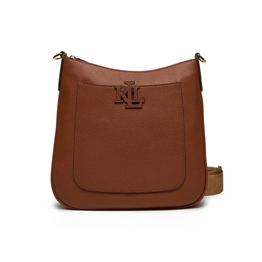 Torebka LAUREN RALPH LAUREN 431970152002 Brązowy ze sklepu eobuwie.pl w kategorii Listonoszki - zdjęcie 183786670