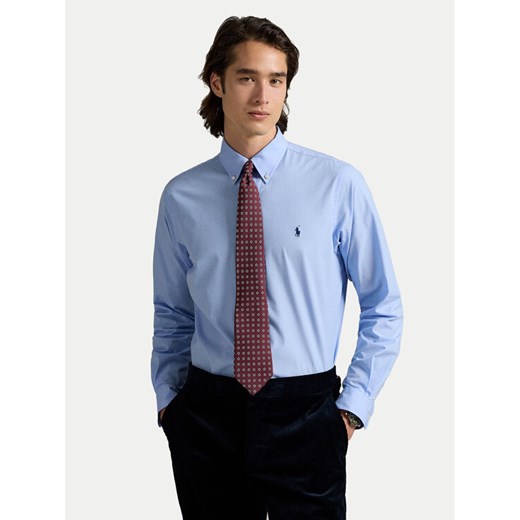 Polo Ralph Lauren Koszula 710929349009 Błękitny Custom Fit ze sklepu MODIVO w kategorii Koszule męskie - zdjęcie 183788222