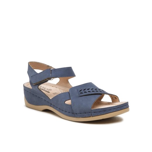 Go Soft Sandały WS127-06 Granatowy ze sklepu MODIVO w kategorii Sandały damskie - zdjęcie 183788282