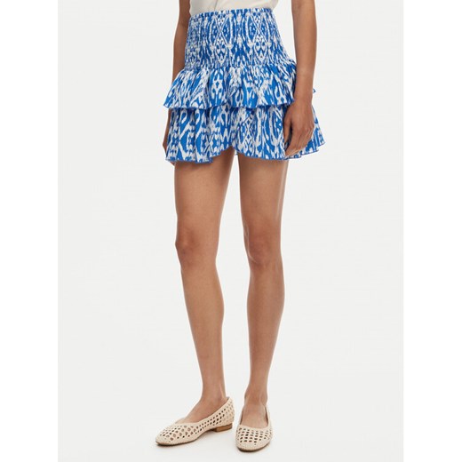 ONLY Spódnica mini Nadja 15351182 Niebieski Regular Fit ze sklepu MODIVO w kategorii Spódnice - zdjęcie 183788342