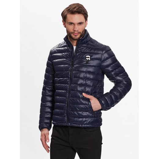 KARL LAGERFELD Kurtka przejściowa 505022 500590 Granatowy Regular Fit ze sklepu MODIVO w kategorii Kurtki męskie - zdjęcie 183788373