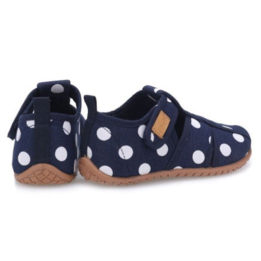 Kapcie dziecięce granatowe Emel na rzepy 