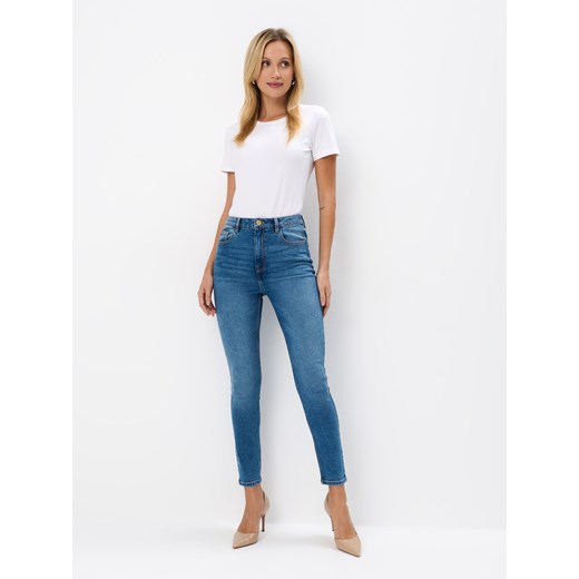 Mohito - Jeansy skinny - niebieski ze sklepu Mohito w kategorii Jeansy damskie - zdjęcie 183801344