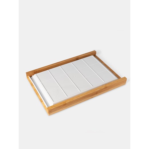 Sinsay - Deska do krojenia z wysuwaną tacką - beżowy Sinsay One Size Sinsay