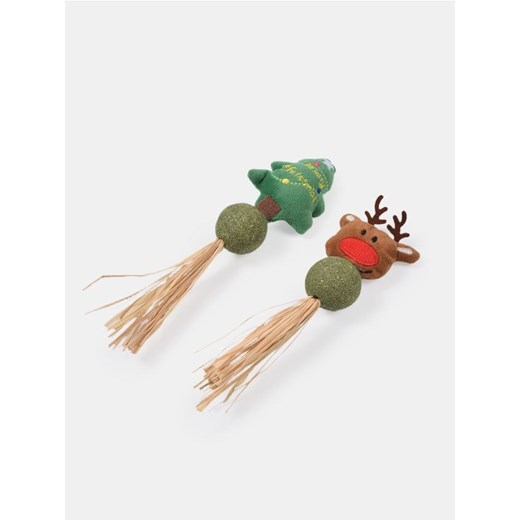 Sinsay - Zabawka dla kota 2 pack - zielony ze sklepu Sinsay w kategorii Dla zwierząt - zdjęcie 183801744