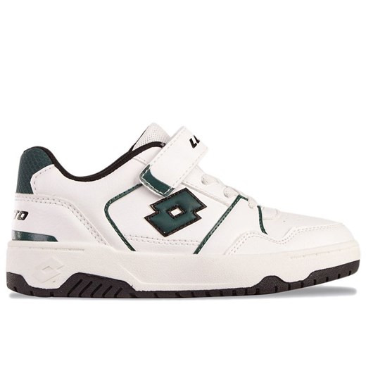 Buty dziecięce Lotto Boxscore K 2601010K-1060 - biało-zielone ze sklepu streetstyle24.pl w kategorii Buty sportowe dziecięce - zdjęcie 183802901