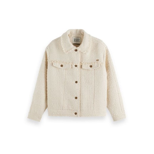 Scotch &amp; Soda Kurtka koszulowa w kolorze kremowym ze sklepu Limango Polska w kategorii Kurtki damskie - zdjęcie 183803801