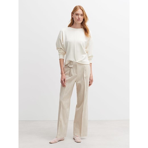 OPUS Spodnie w kolorze beżowym Opus 42 okazja Limango Polska