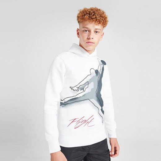 JORDAN BLUZA Z KAPTUREM FLIGHT OUTLINE OH WHT/RD B ze sklepu JD Sports  w kategorii Bluzy chłopięce - zdjęcie 183804593